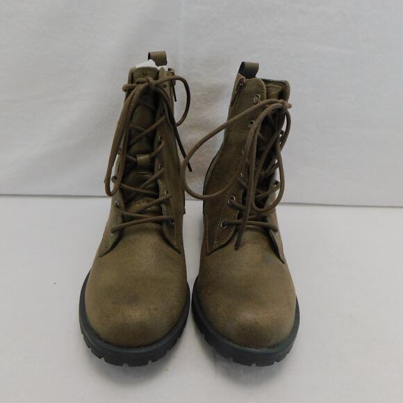 Sun Stone Women's Frankiee Lace-up Zipper Ankle Boots Taupe Size 5 New - Picture 2 of 9